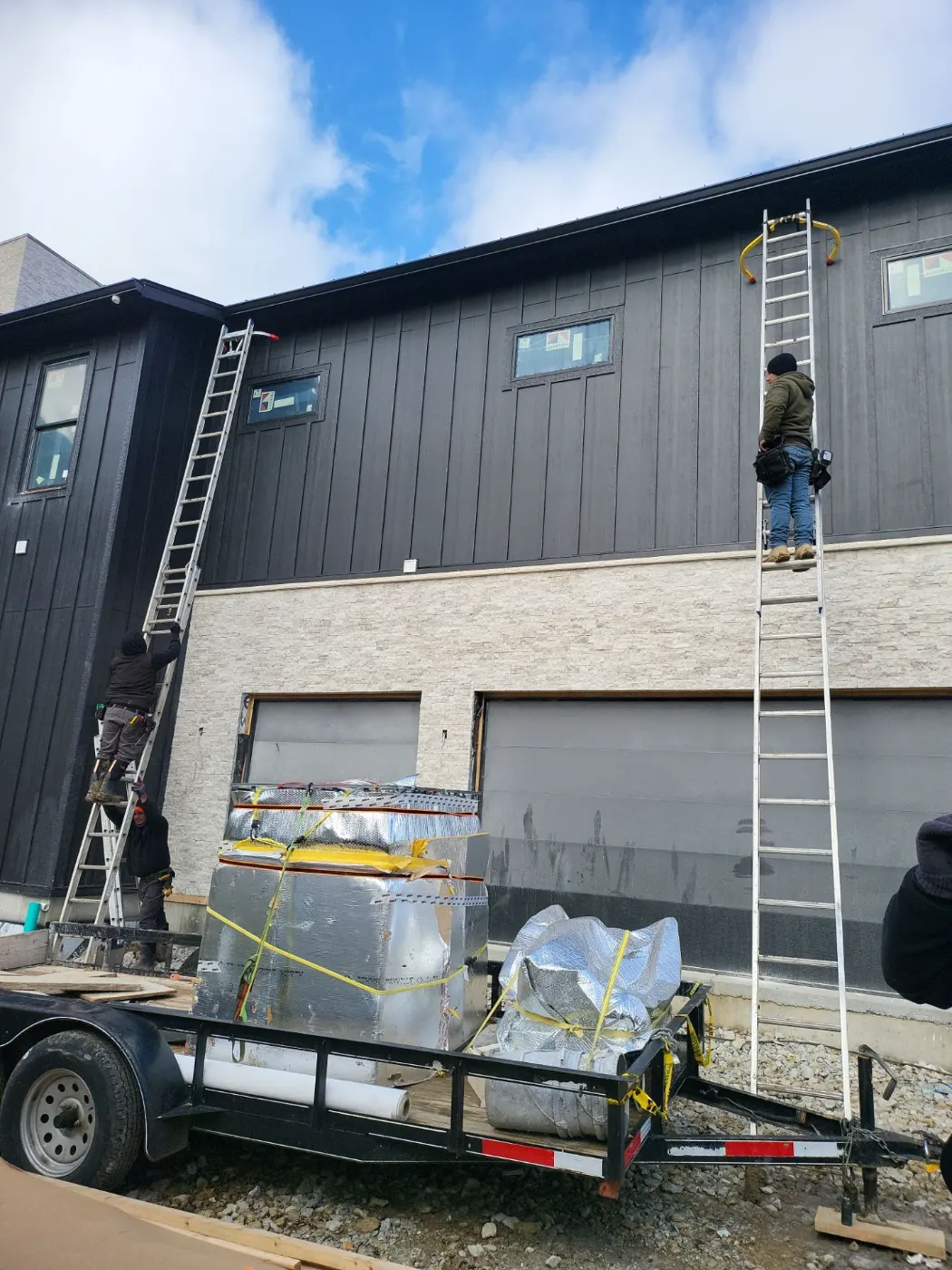 Soffit and fascia work in Britton Ridge